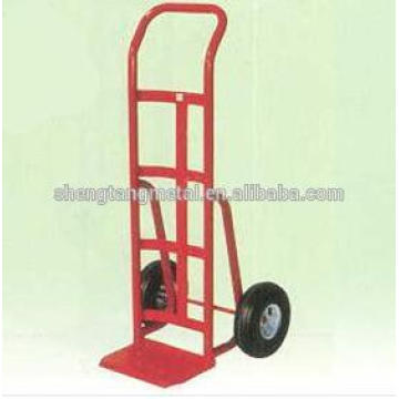 metal hand trolley soild rubber